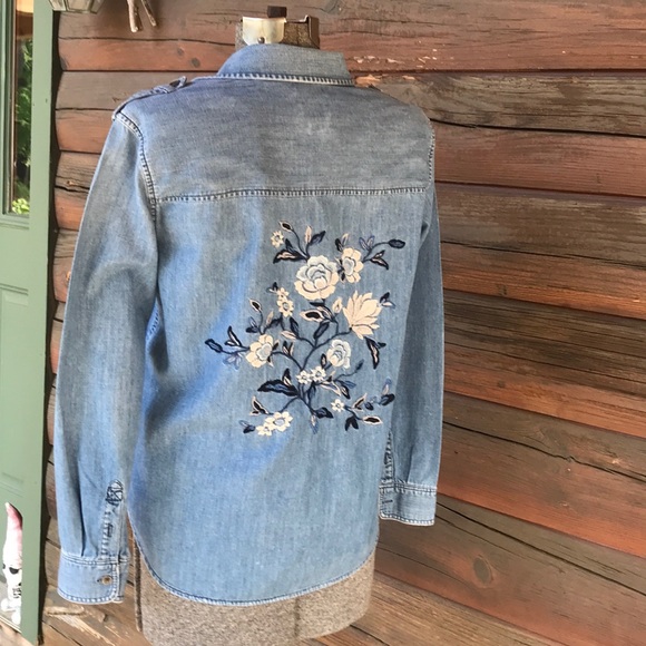 American Eagle Outfitters Tops - American Eagle Outfitters Denim shirt